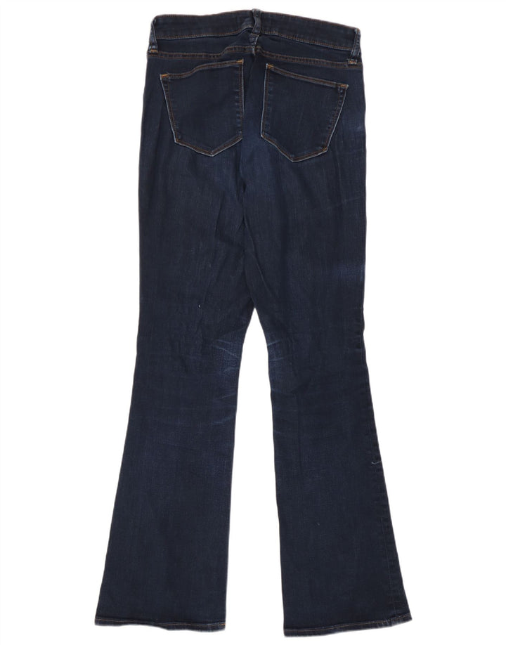 Gap Damen Curvy Bootcut Jeans W26 L30 Marineblau Baumwolle