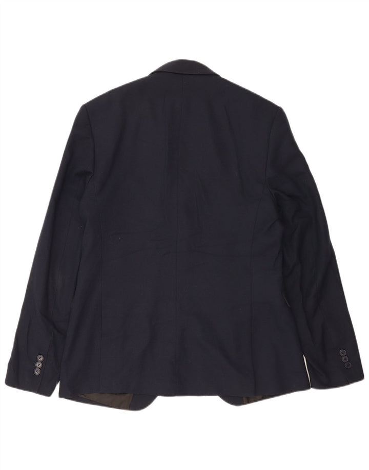 Zara Herren-Blazer mit 1 Knopf, EU 50, mittelmarineblau