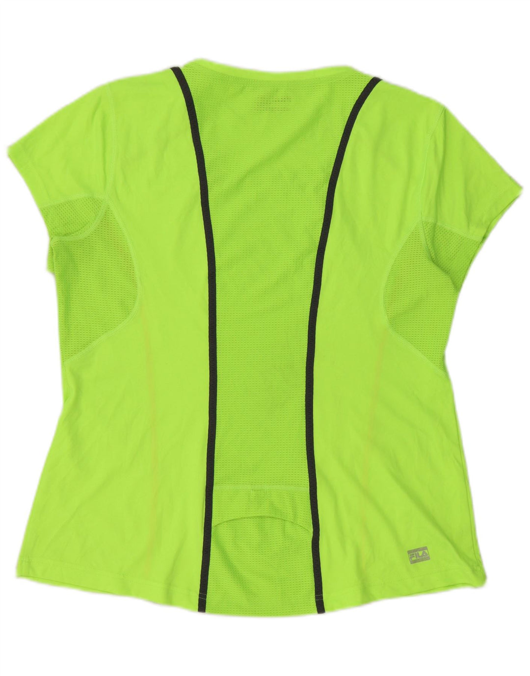 Fila Damen T-Shirt Top UK 16 Large Grün