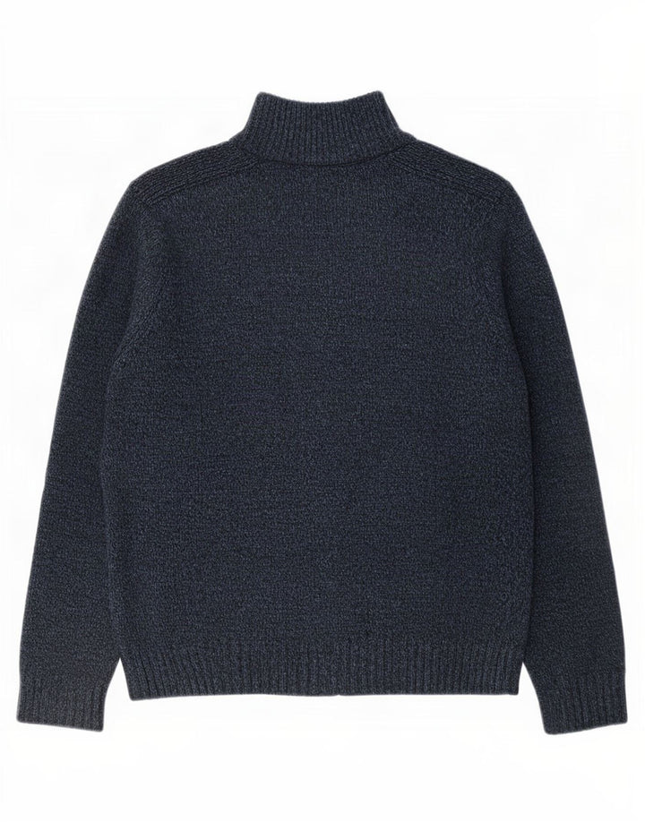 Marks & Spencer Herren-Cardigan mit durchgehendem Reißverschluss, groß, grau geflecktes Acryl