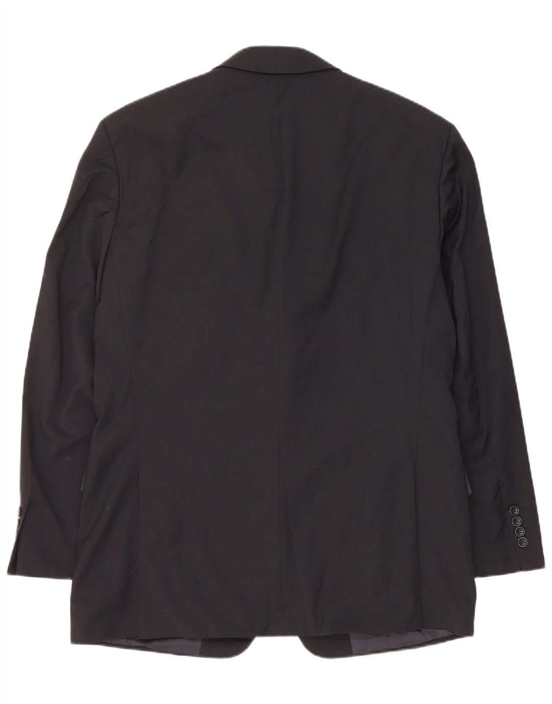 Hugo Boss Herren-Blazer mit 3 Knöpfen, EU 50, große marineblaue Schurwolle