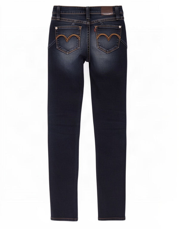 Levi's Damen Demi Curve Skinny Jeans W25 L29 Marineblau