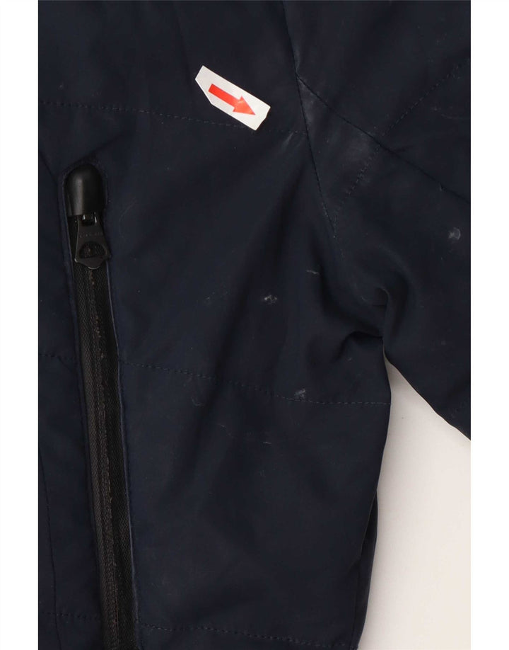 Zara wattierte Herrenjacke mit Kapuze, UK 36, klein, Marineblau