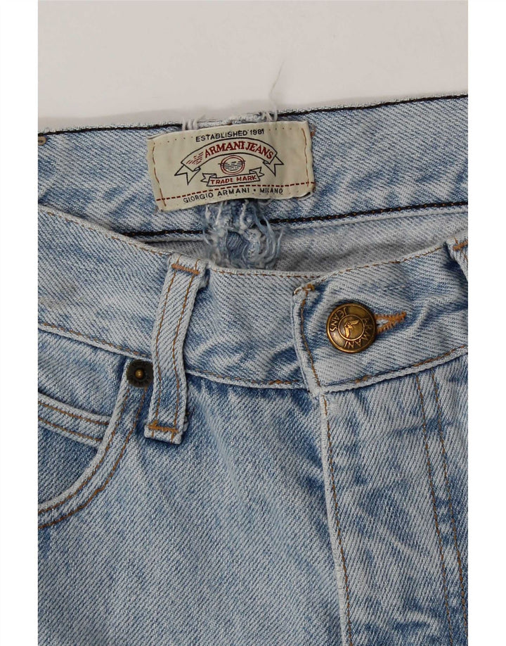 Armani Damen Jeansrock W26 Small Blau