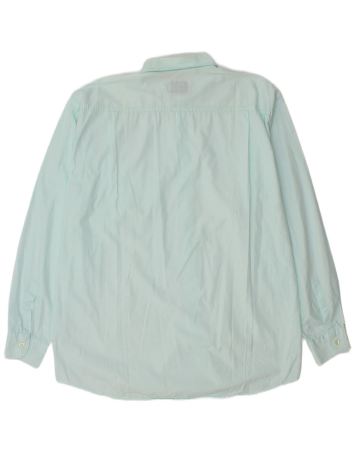 Levi's Herren-Hemd, groß, türkisfarbene Baumwolle