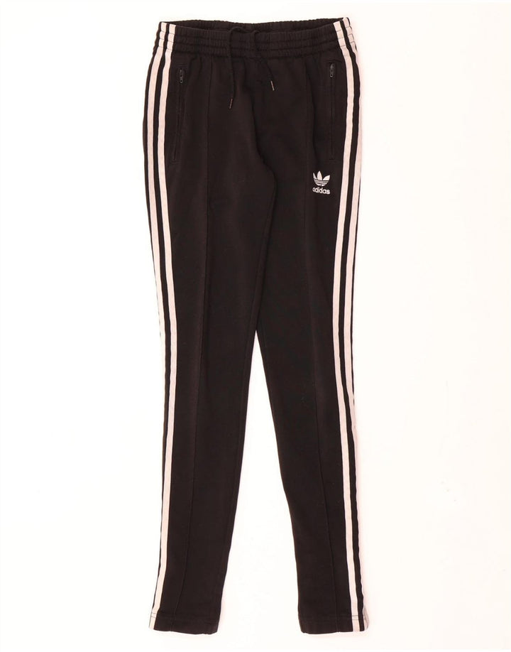 ADIDAS Damen Trainingshose UK 6 XS Schwarz Polyester
