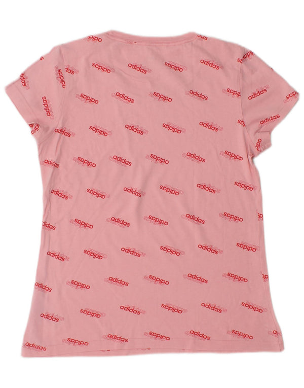 Adidas Mädchen Grafik T-Shirt Top 14-15 Jahre rosa Baumwolle