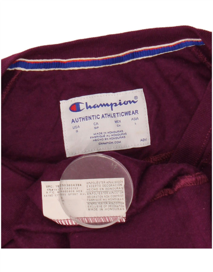 Champion Damen-Sweatshirt mit Grafik-Übergröße, Gr. 10, Größe S, Lila