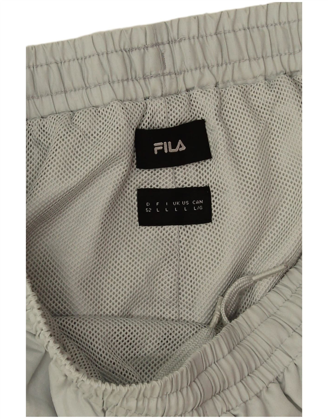 Fila Herren-Trainingsanzughose mit Grafik, Größe L, Grün, Polyester