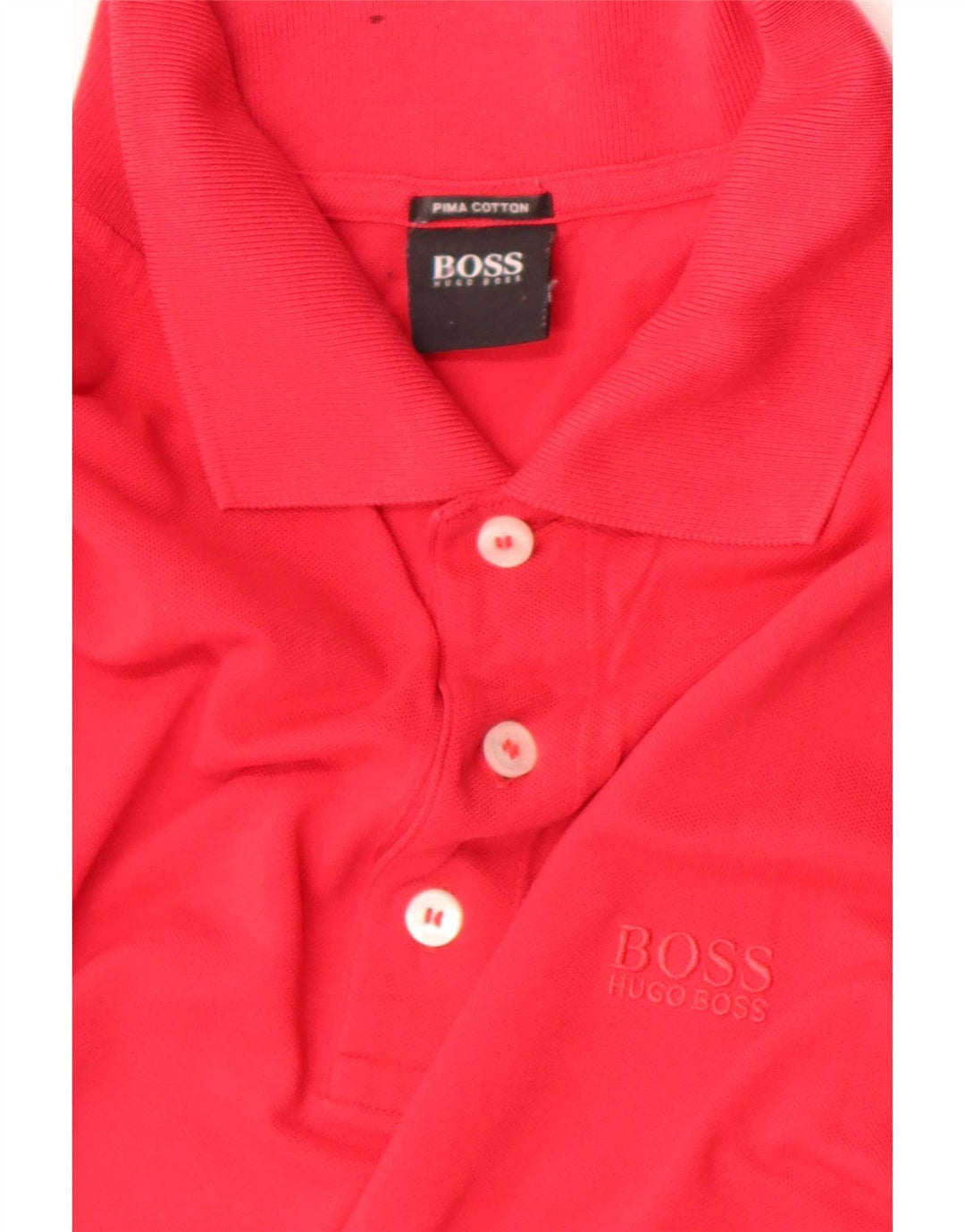 Hugo Boss Herren Poloshirt Large Rot