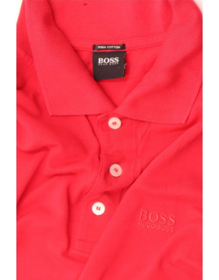 Hugo Boss Herren Poloshirt Large Rot