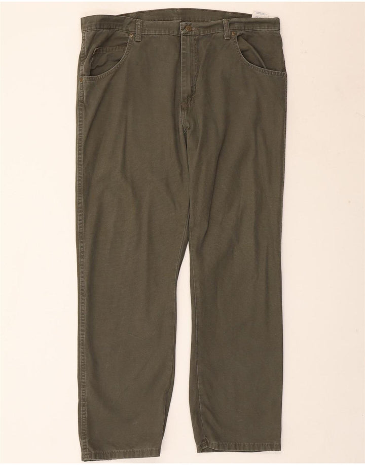 WRANGLER Gerade Freizeithose für Herren, W40, L30, Khaki, Baumwolle