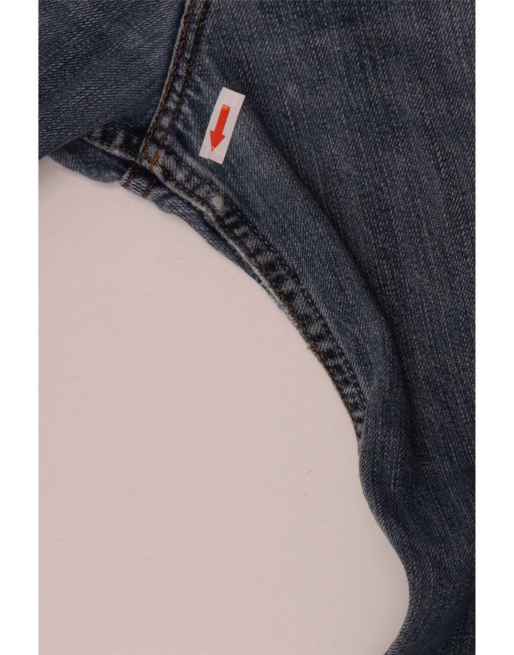 Levi's Herren verkürzte gerade Jeans W38 L26 blaue Baumwolle
