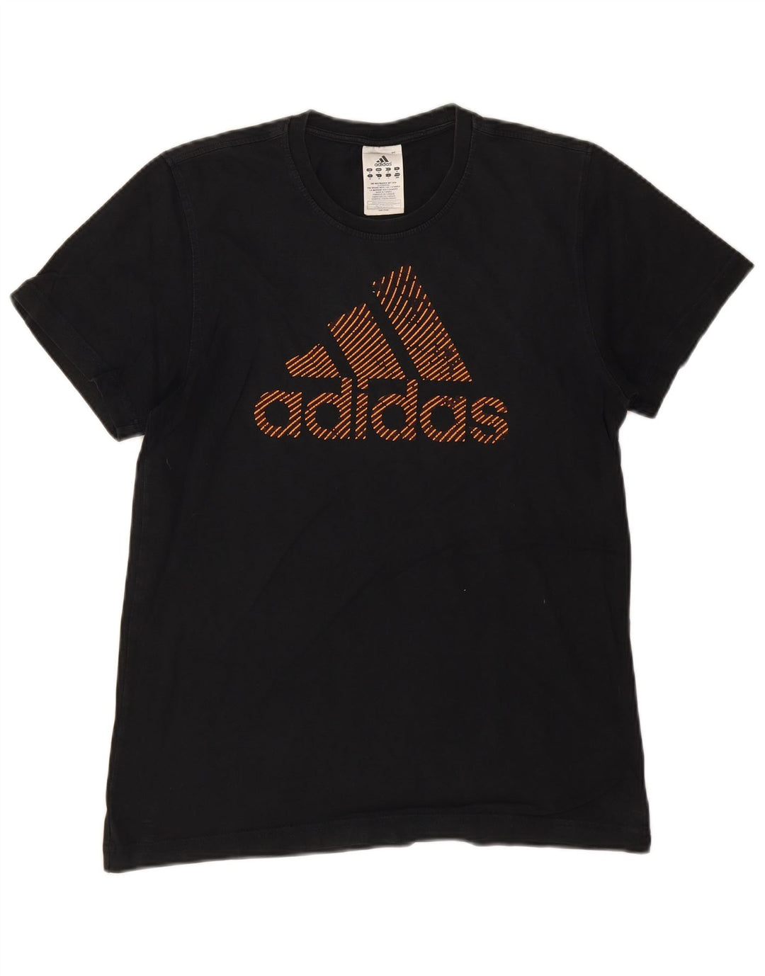 Adidas Herren Grafik T-Shirt Top Medium Schwarz Baumwolle