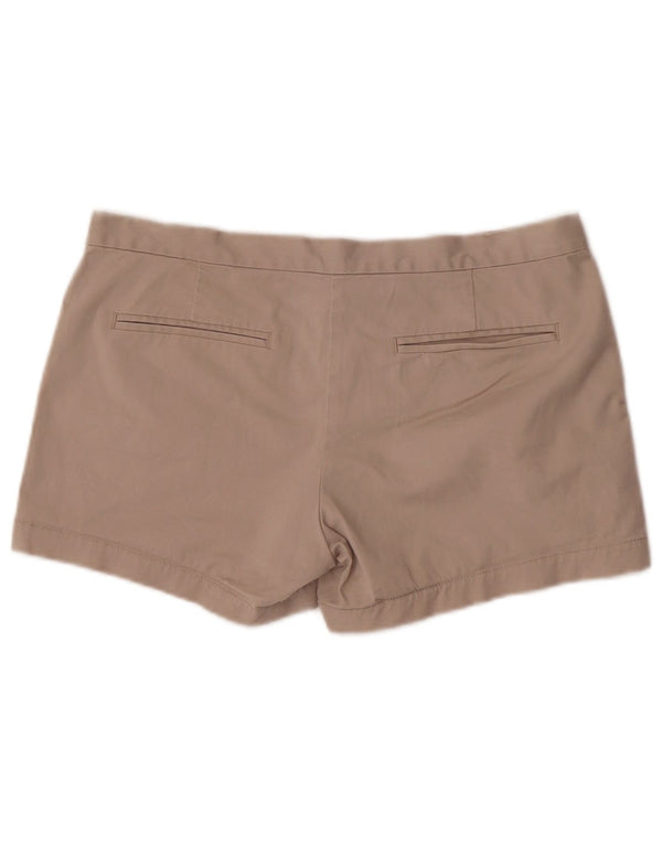 Armani Exchange Damen-Chinoshorts mit niedriger Taille, US 8, Mittel, W32, beige Baumwolle