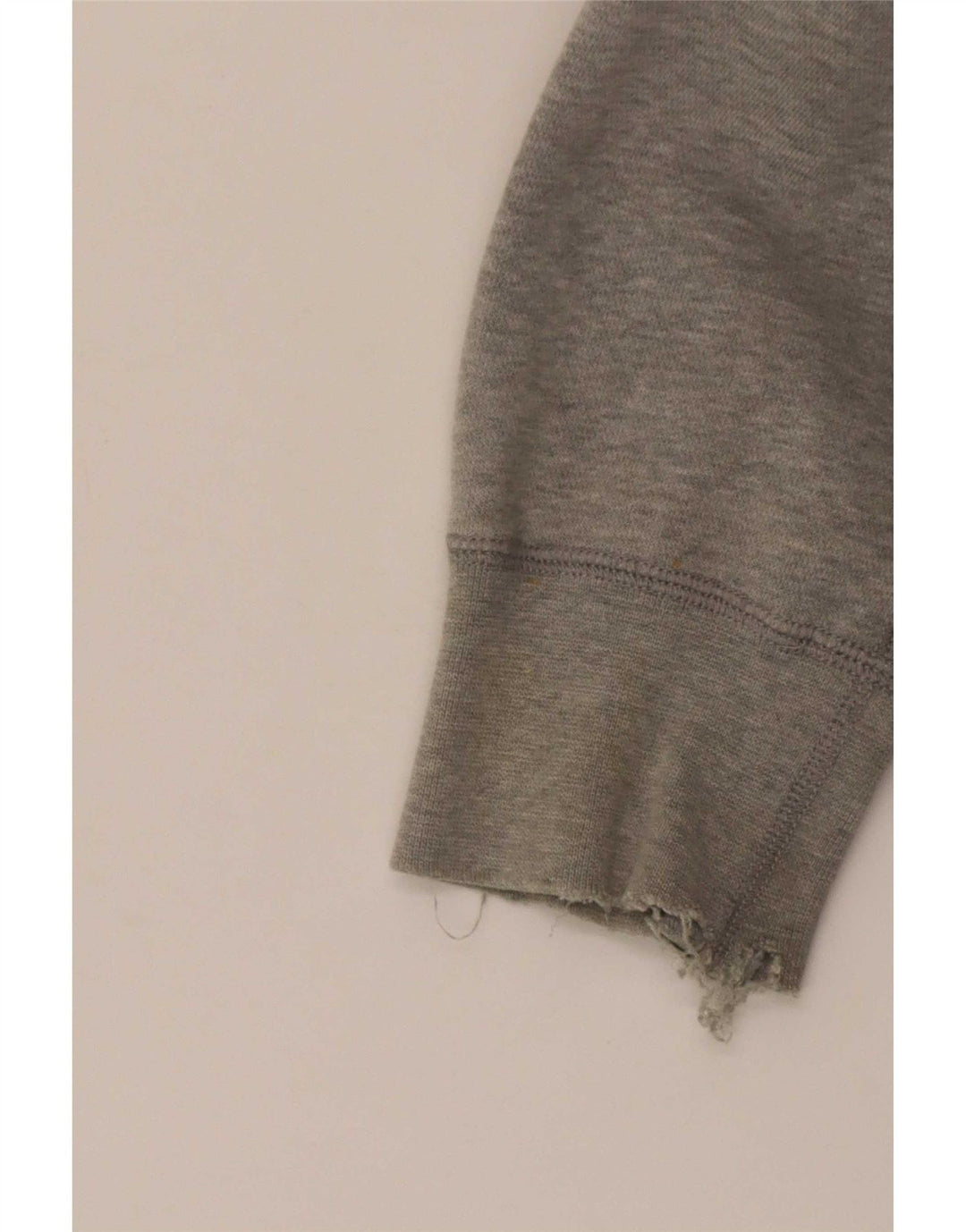 Nike Herren-Kapuzenpullover mit grafischem Reißverschluss, groß, graue Baumwolle
