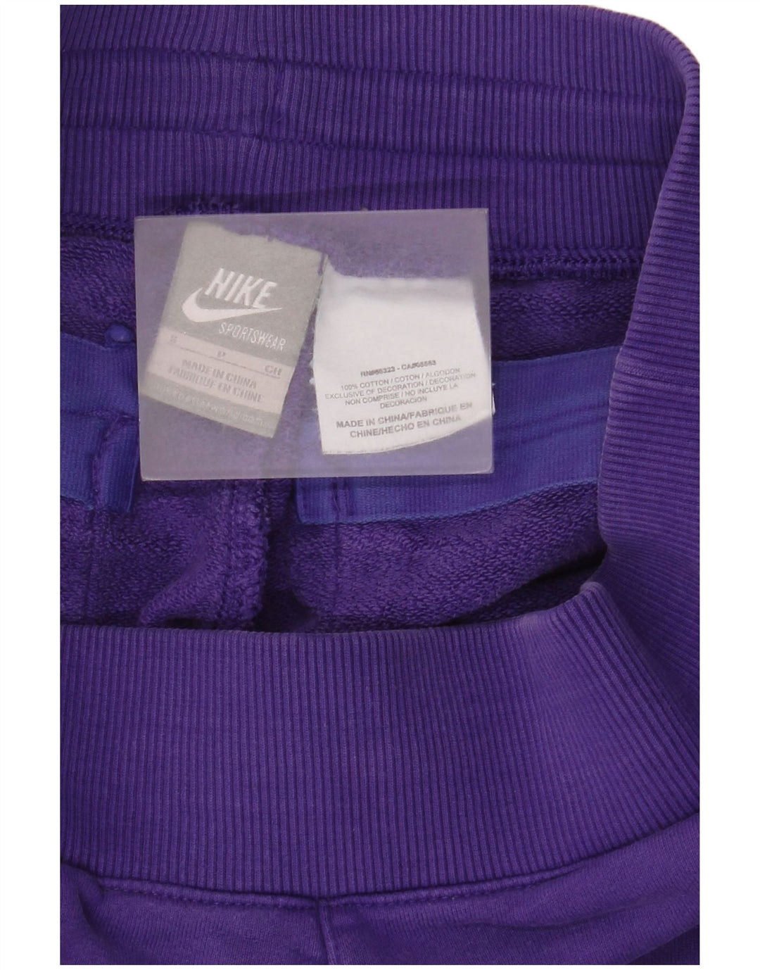 Nike Herren-Sportshorts, Größe S, Lila, Baumwolle