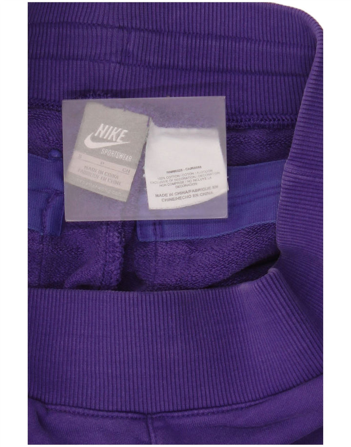 Nike Herren-Sportshorts, Größe S, Lila, Baumwolle
