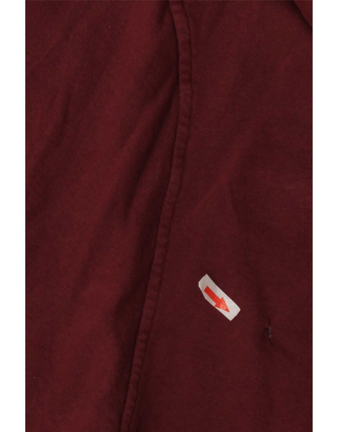 Pull & Bear Damen-Kapuzenpullover mit Grafik, übergroß, Gr. 14, Mittelbordeauxrot