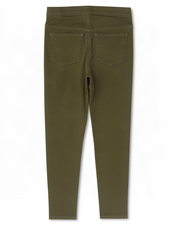 Marks & Spencer Damen Crop Jegging Jeans UK 10 Small W27 L25 Khaki Baumwolle