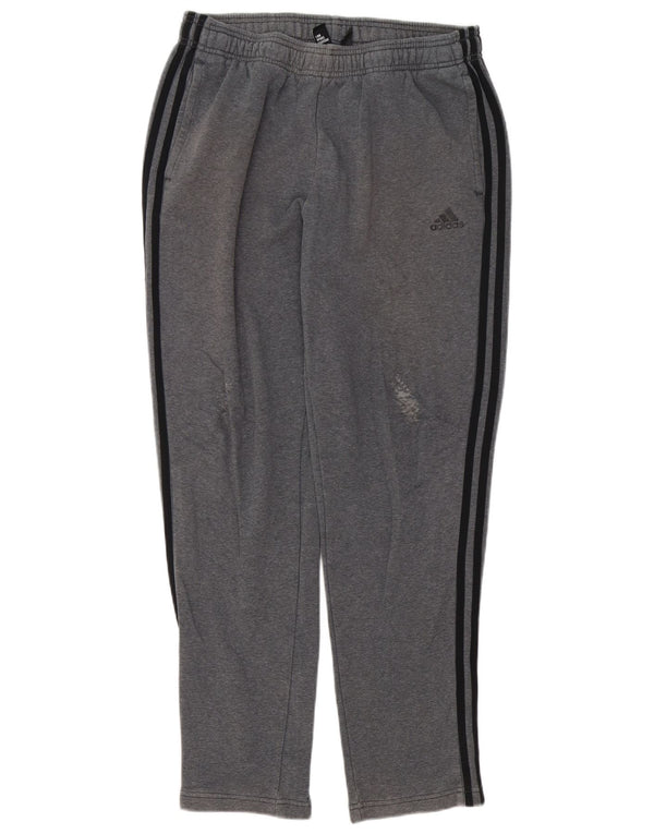 Adidas Herren-Trainingshose, große graue Baumwolle