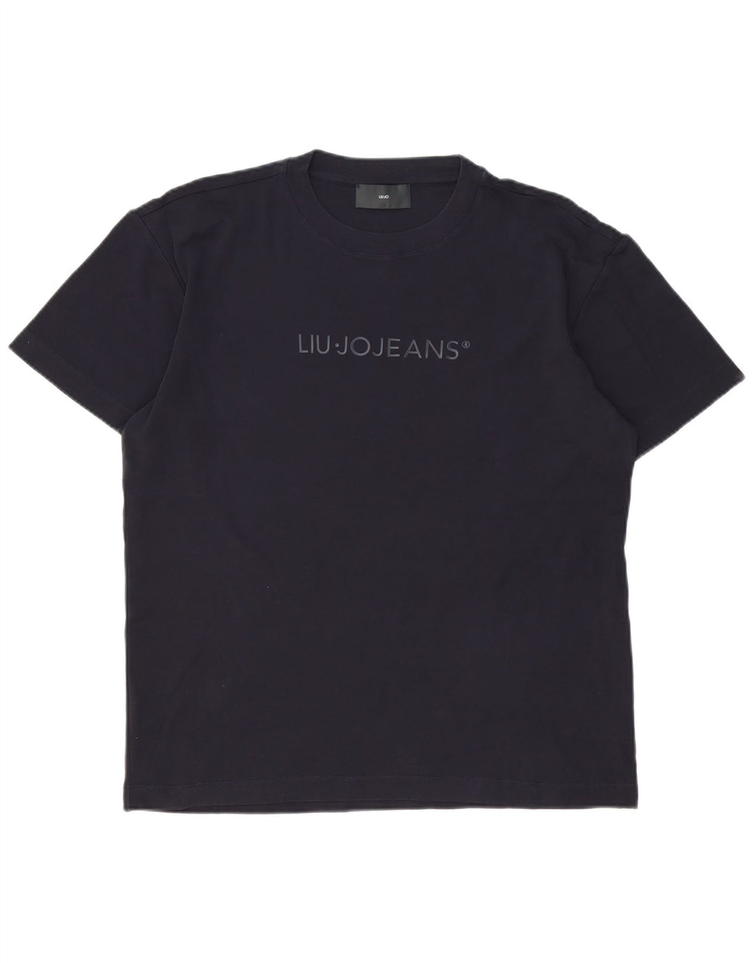 Liu Jo Herren-T-Shirt mit Grafik, mittelgroß, Marineblau