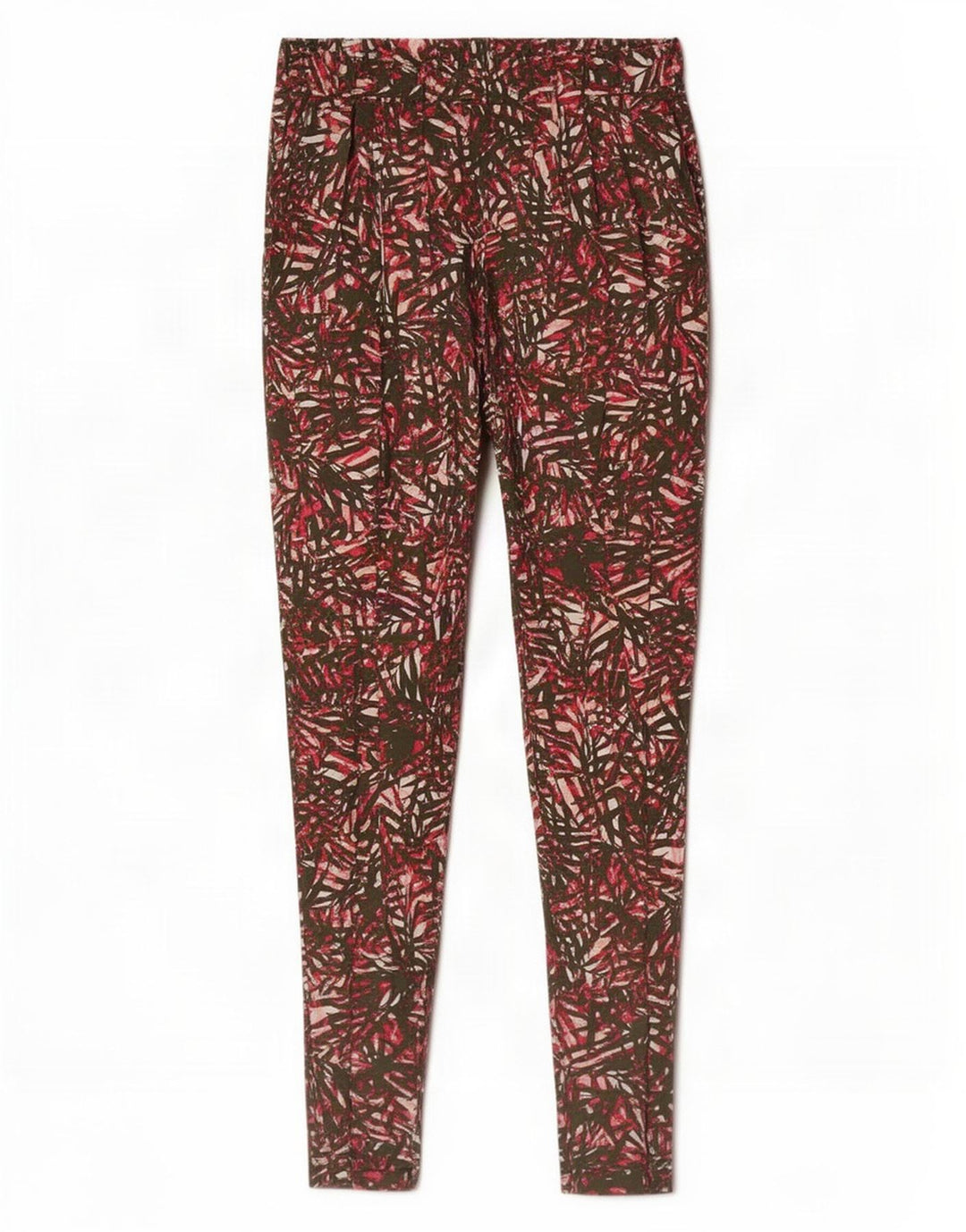 Marks & Spencer Damen-Leggings, UK 12, mittlere, mehrfarbige Viskose mit Blumenmuster