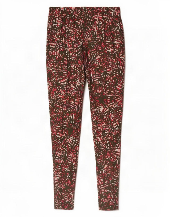 Marks & Spencer Damen-Leggings, UK 12, mittlere, mehrfarbige Viskose mit Blumenmuster
