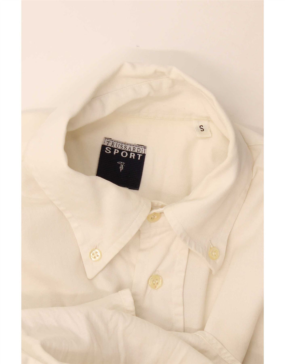 Trussardi Herrenhemd Small Weiß