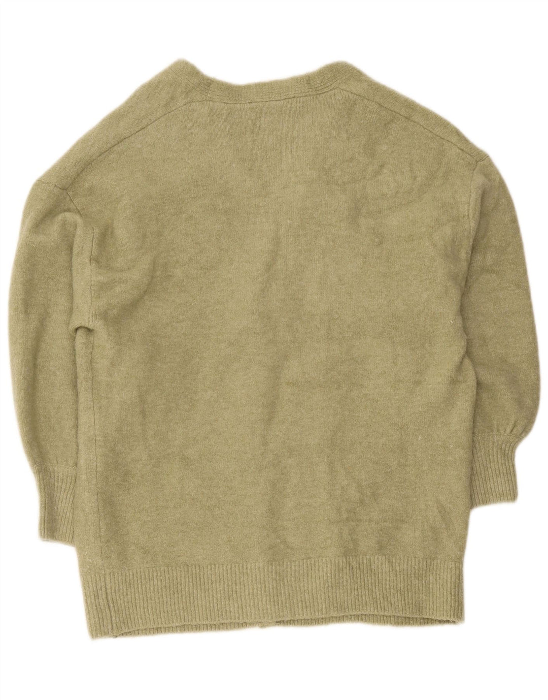 Zara Damen-Strickjacke in Übergröße, Gr. 10, Small, Khaki, Acryl