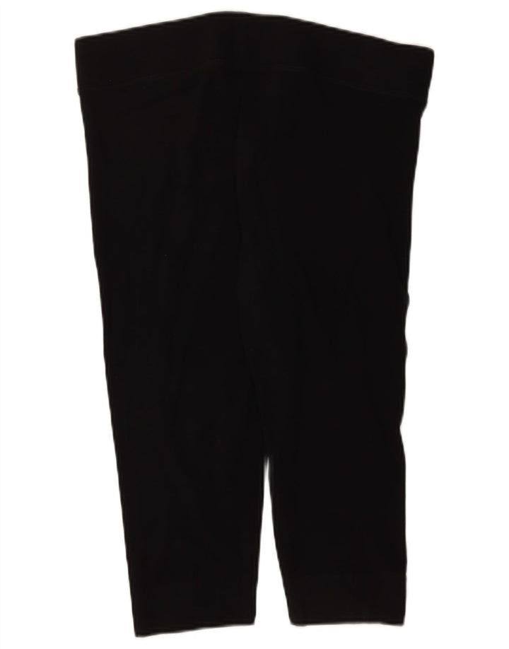Marks & Spencer Capri-Leggings für Damen, UK 16, Größe L, Schwarz, Baumwolle