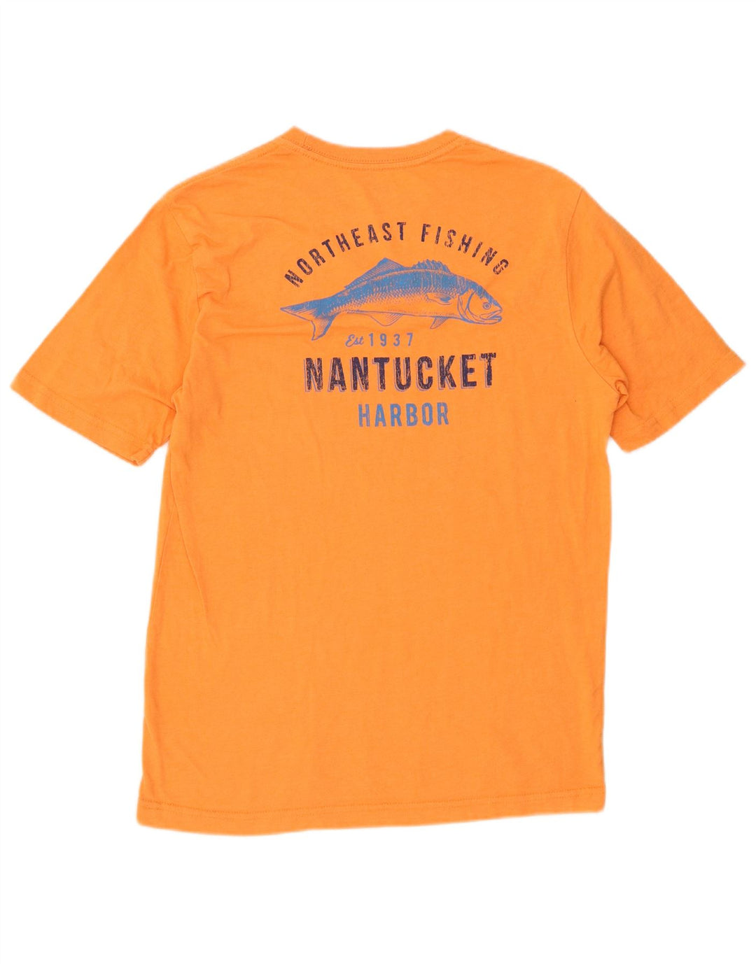 IZOD Herren-T-Shirt mit Salzwasser-Grafik, Größe S, Orange