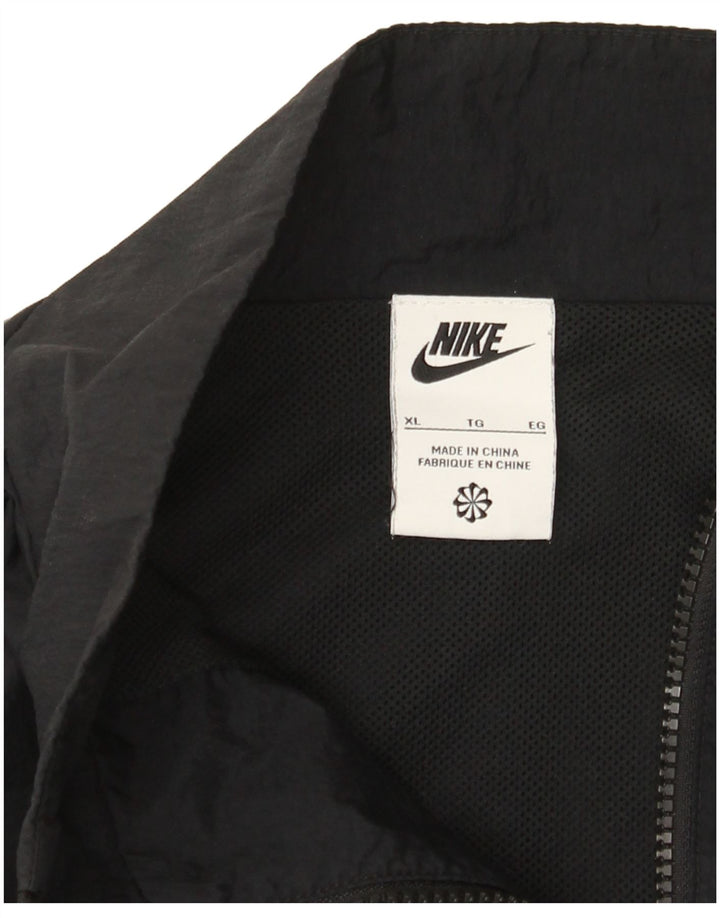 Nike Herren Graphic Loose Fit Trainingsanzug-Oberteil XL Schwarz