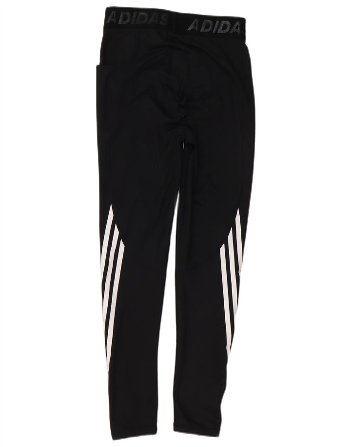 Adidas Damen Graphic Leggings UK 8 Small Schwarz