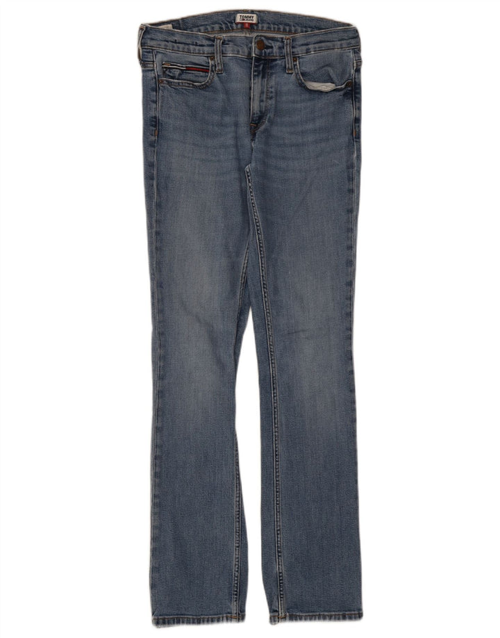 TOMMY HILFIGER Womens Bootcut Jeans W29 L32 Blue Cotton