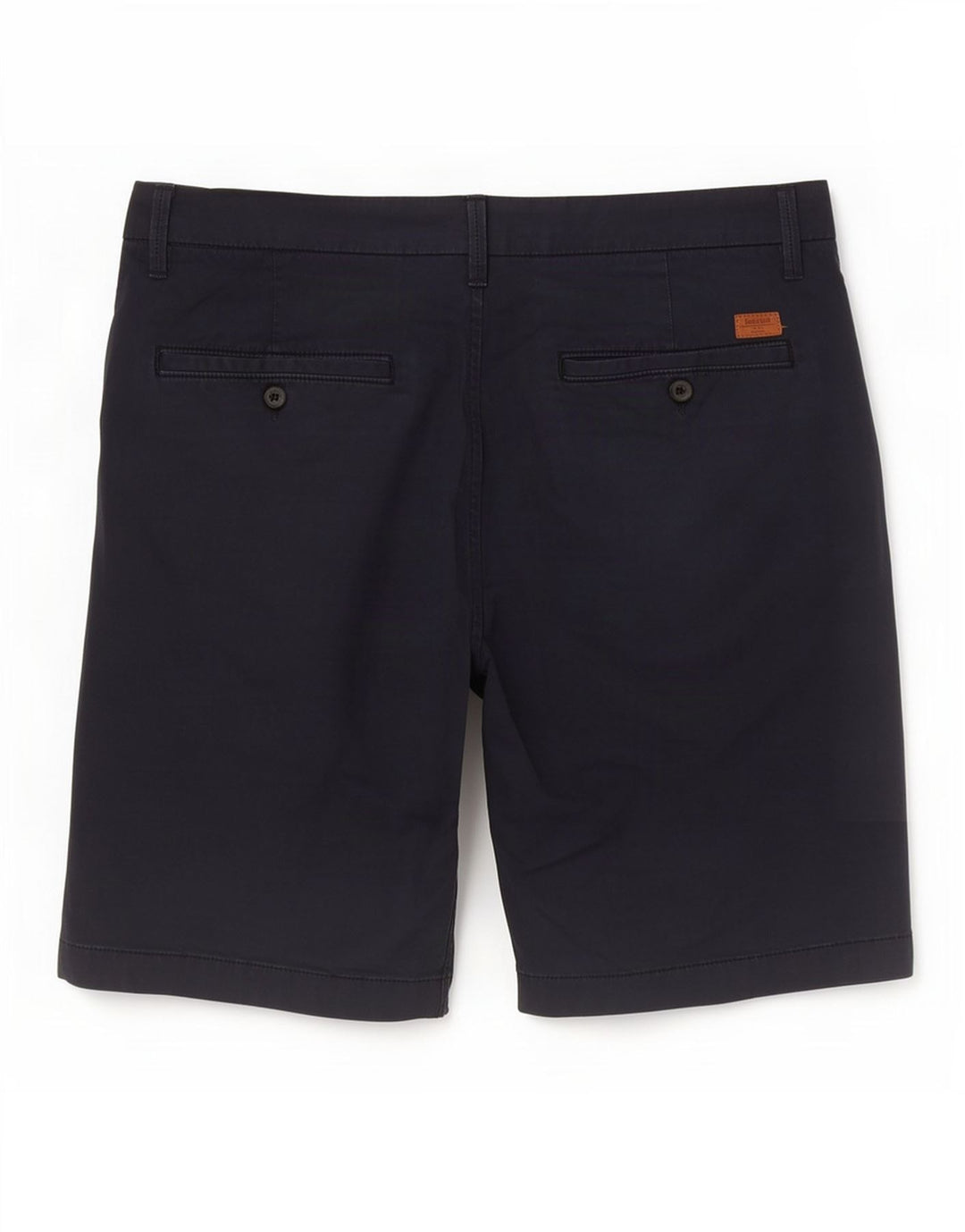 Timberland Herren Chino-Shorts W32 Medium Navy Blue Cotton