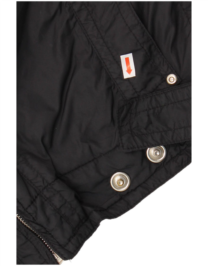 ZARA Herren Utility Jacke UK 38 Medium Schwarz