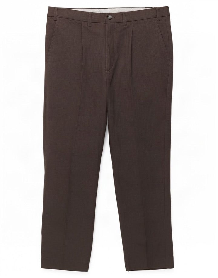 Marks & Spencer Herren-Anzughose mit Pegged-Anzug, W36, L31, graues Polyester