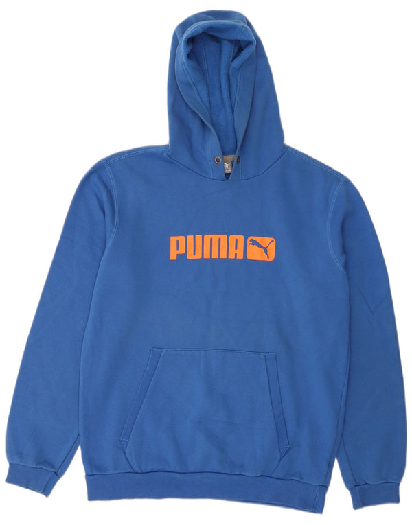 Puma Jungen Graphic Hoodie Pullover 15–16 Jahre, blaue Baumwolle