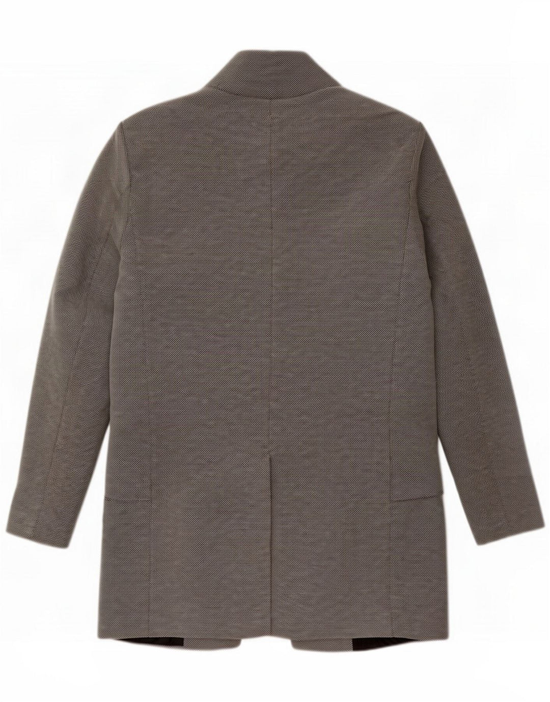 Zara Herren offener Mantel UK 36 Small Grey Polyester