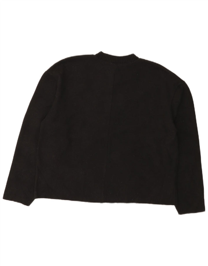 Zara Damen-Pullover mit Rundhalsausschnitt, Gr. 14, mittelschwarz