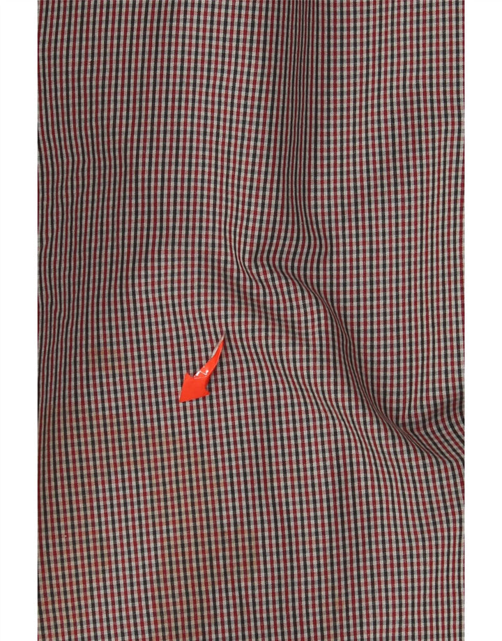 Quiksilver Herren Bomberjacke UK 42 XL Red Gingham Cotton