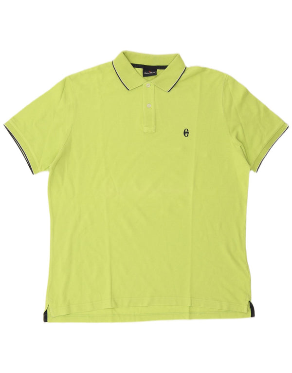 Conte of Florence Herren Poloshirt 3XL Grüne Baumwolle