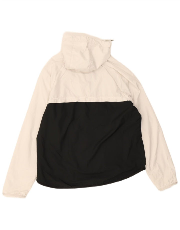 Nike Herren-Regenjacke mit Kapuze, UK 36, Größe S, Weiß, Farbblock