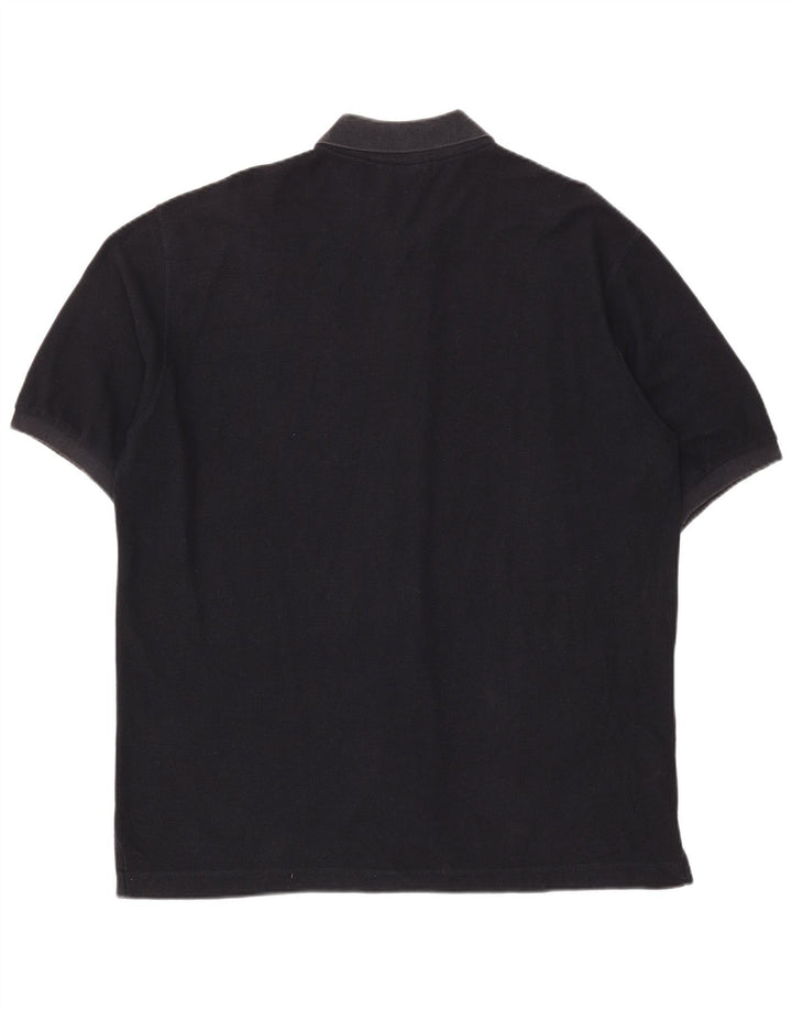 AUSTRALIAN L'ALPINA Herren Kurzarmhemd IT 54 XL Marineblau Baumwolle