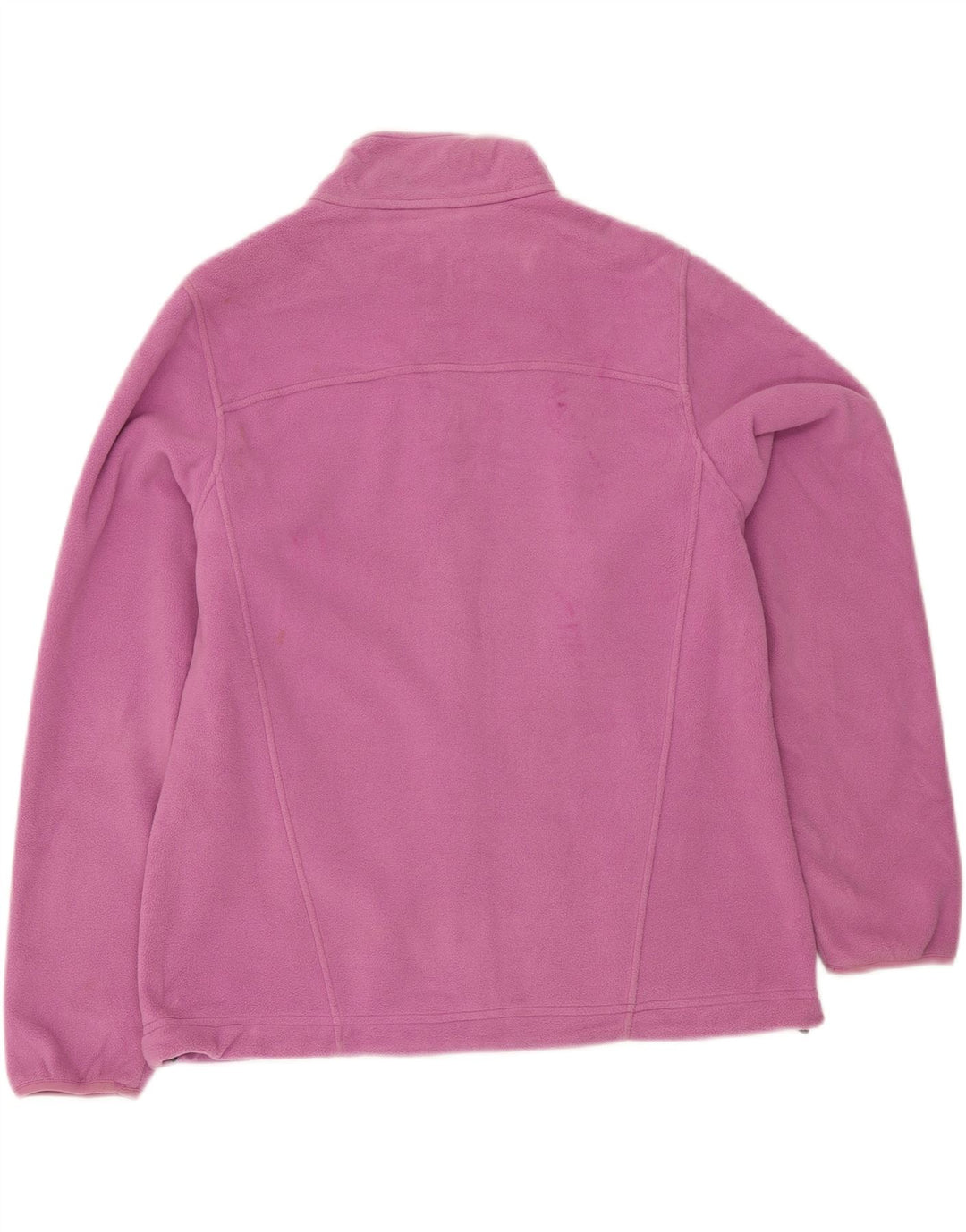 L.L.BEAN Womens Fleece Jacket UK 14 Medium Pink Polyester Vintage L.L.Bean and Second-Hand L.L.Bean from Messina Hembry 