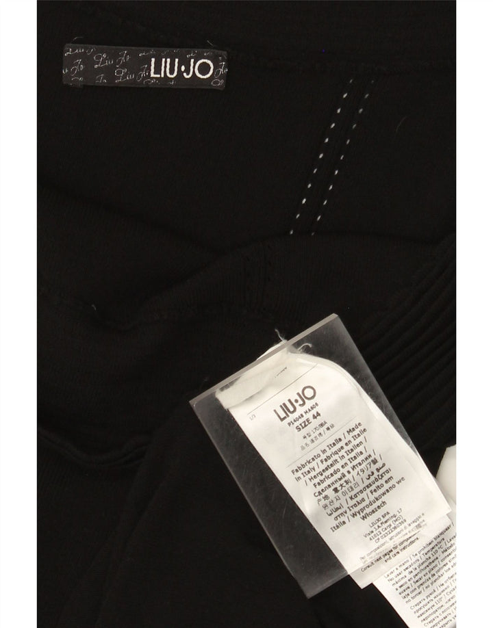 Liu Jo Damen Schulterfreies Kleid IT 44 Mittelschwarze Viskose