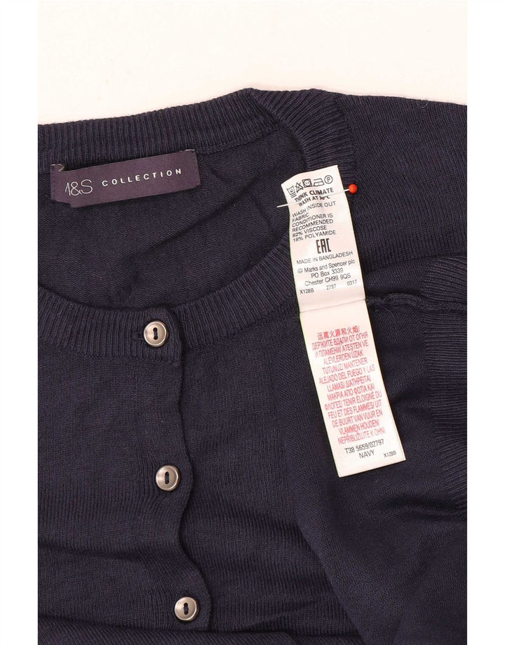 Marks & Spencer Damen Strickjacke UK 18 XL Marineblau