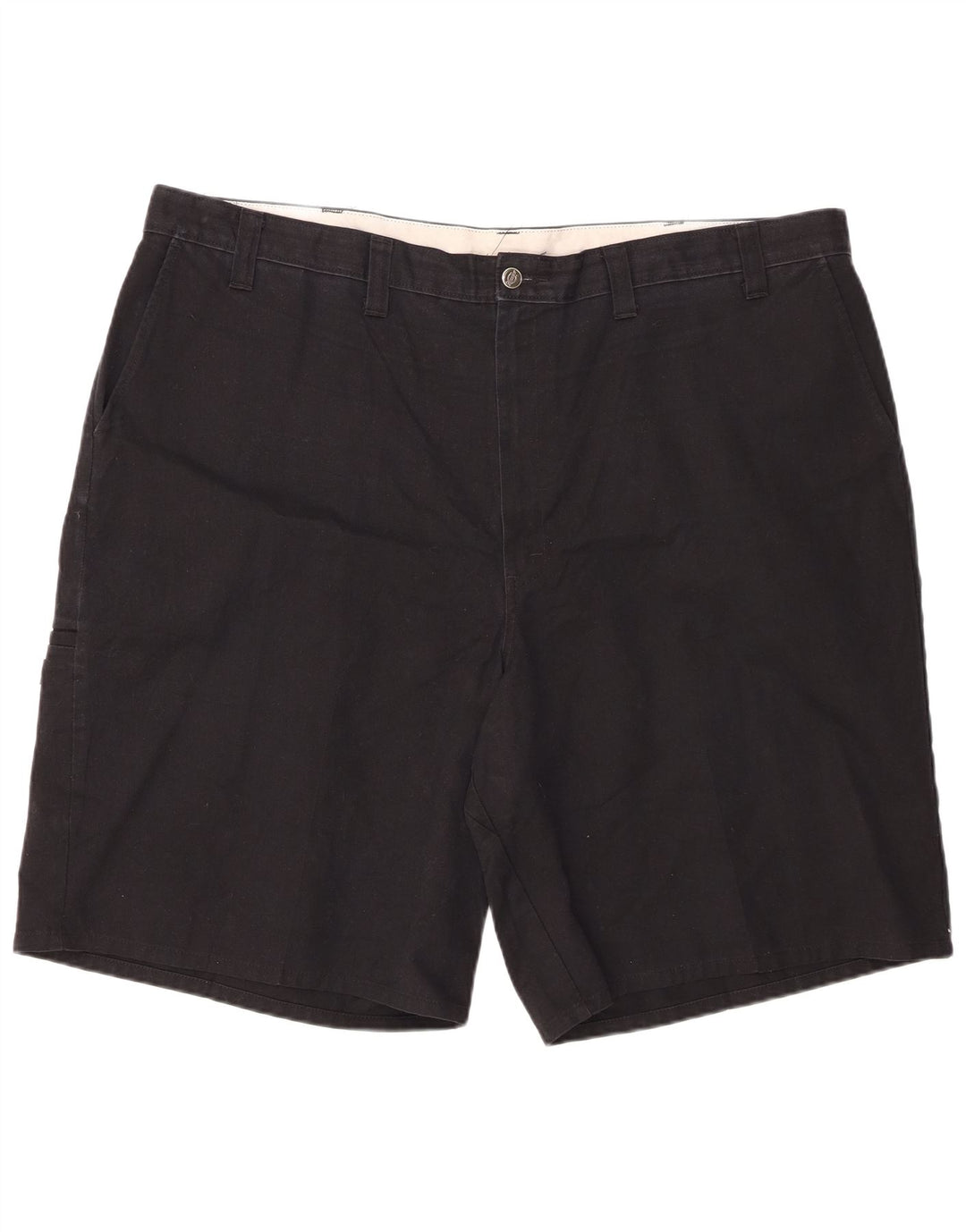 DICKIES Mens Cargo Shorts W46 3XL Black Polyester
