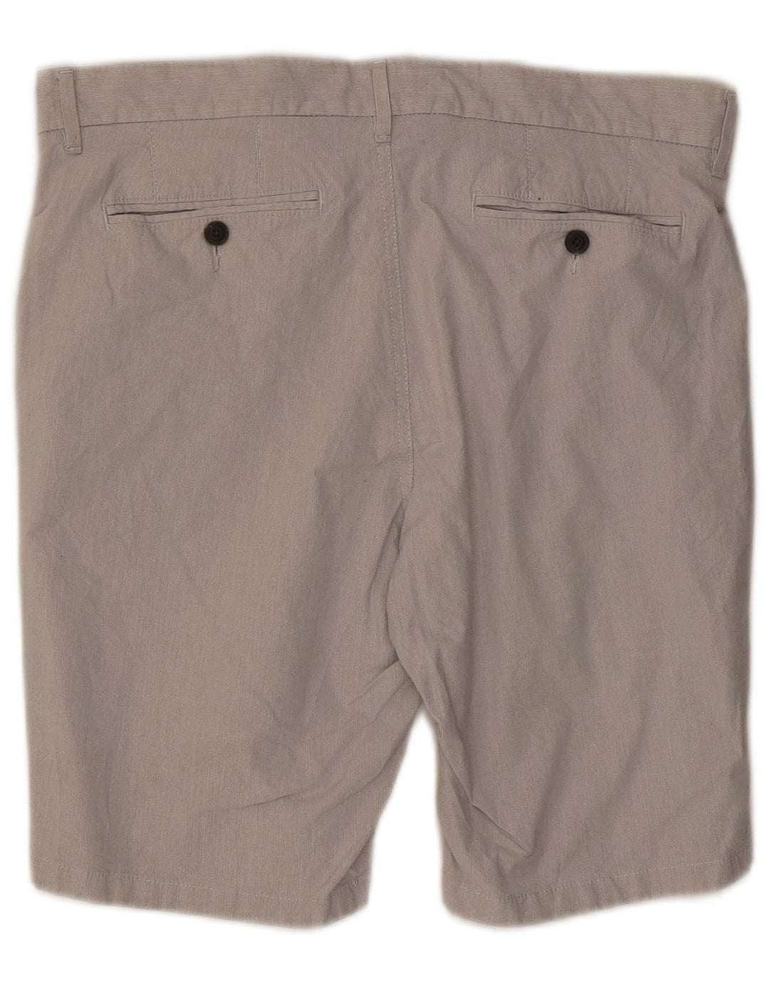 Marks & Spencer Herren Chinoshorts W34 Large Grau Baumwolle